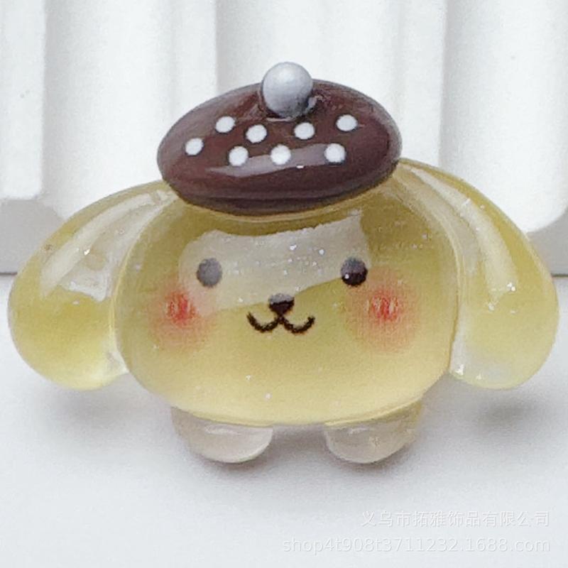 5 Pcs New Cartoon Transparent Animal Head Series Resin Scrapbook Diy Jewelry Party Children Gift Hairpin Accessories A30