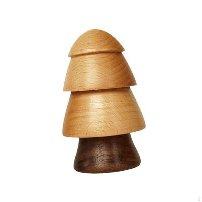 Tree Shaped Toothpick Dispenser Wood Holder Home Ornament Jar Restaurant