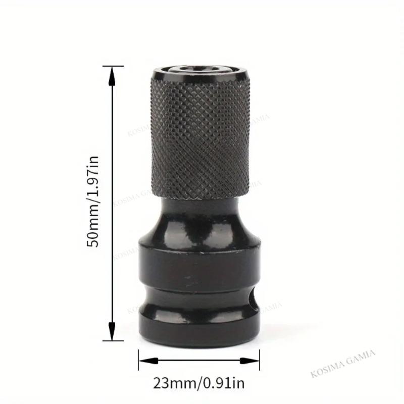 Telescopic Socket Adapter 1/2 To 1/4 Hex Female Socket Adapter for Electric Wrench Telescopic Drill Socket