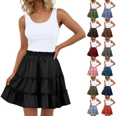 Women's Bohemian Skirt, Casual And Stylish Midi Skirt With Built-in Shorts