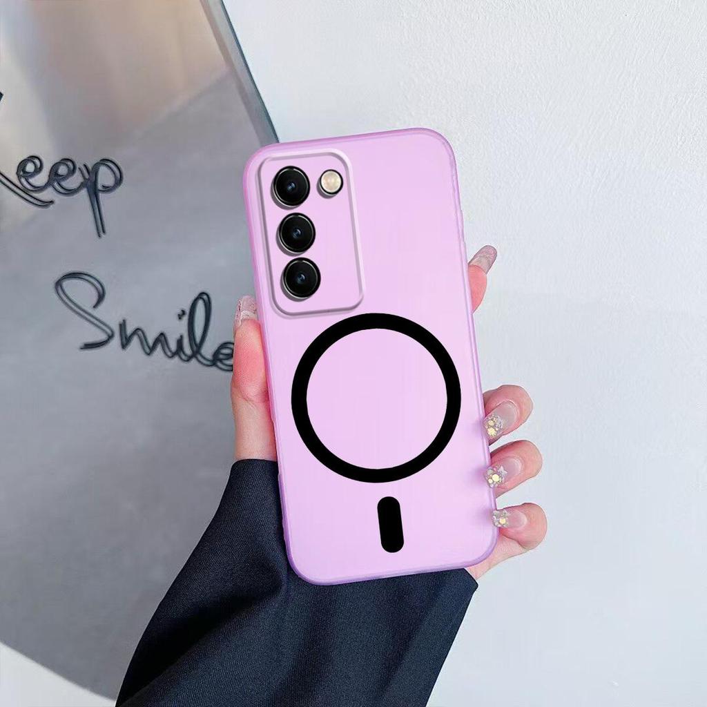 Case for Vivo V30 Lite,Y100 5G,Y100 4G Premium Magnetic Matte Phone Casing Protection Cover
