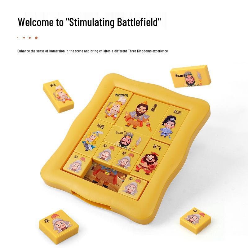 Pan Duoduo Digital Magnetic Huarongdao Puzzle for Kids - Educational Brain Teaser Toy for Children's Cognitive Development and Gift.