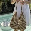 Summer Beach Straw Women Hollow Out Female Vacation Shoulder Bags Hand Woven Seaside Tote Bag Ladies Knitted Handbags