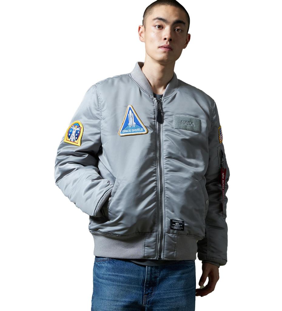 Alpha Industries NASA GEN2 US Spec New Silver Men's MA-1 TA0526-069