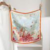 100% Mulberry Silk Small Square Scarf - European Style, High-End Feel, Perfect for Mother's Birthday or Business Gift