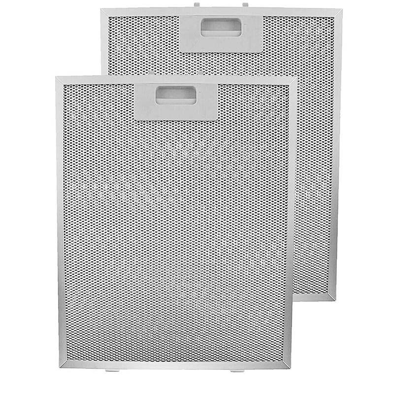 2ks univerzální filtry odsavače par Kovová síťovina odsavač ventilační filtr 320x260 mm