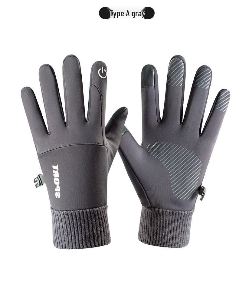 Unisex Winter Cycling & Mountaineering Gloves: Touchscreen, Non-slip, Windproof, Waterproof, Warm