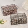 Jewelry Storage Box Transparent Multi-layer Large Capacity Ring Earrings Necklace Bracelet Home Internet Celebrity Drawer