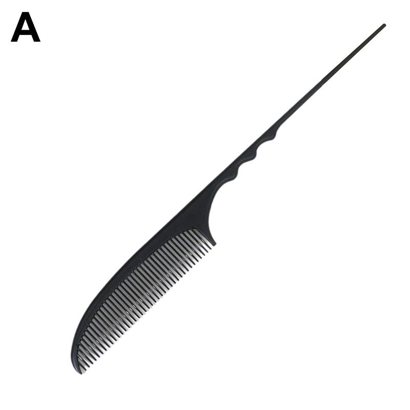Pointed Tail Soft Comb Fine-Tooth Hair Styling Comb Heat Resistant Pin Rat Tail Comb Separate Parting Salon Dyeing Tail Combs