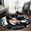 1pc Addams Family Wednesday3 Print Round Carpet Chair Round Carpet Suitable for Bedroom Living Room Home Decorative Carpet