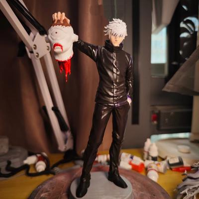 Original 19cm Japanese Anime Jujutsu Kaisen Figure Gojo Satoru Action Figure PVC Model Toy Collectible Statue Standing Kids Gift