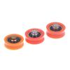 Plastic Groove Bearing Wheel with Shaft POM Nylon Roller Guide for Cabinet Sliding Door Window Track Rail Accessories