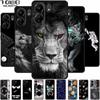 Funda For Xiaomi Poco C65 Case Soft Lion Wolf Black Shockproof Back Cover for Poco C65 C 65 Soft Case Poco C65 Cool Soft Bumper