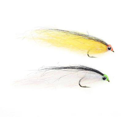 6PCS Verwundet Eis Dub Minnow Fly EP Seidige Faser Baitfish Streamer Fly