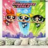 Cartoon Powerpuff Wall Tapestry Aesthetic Wall Hanging Printed Fabric Blanket Decorative Tapestries for Bedroom Living Room Home Decor