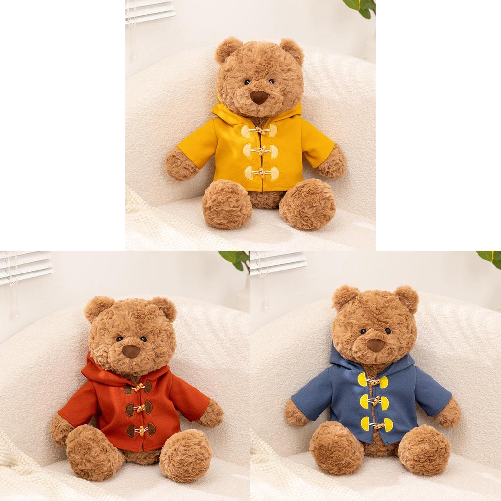 Teddy Bear Plush Toy For Kids With Soft Short Pile Fabric And Sleep Comfort Scenarios
