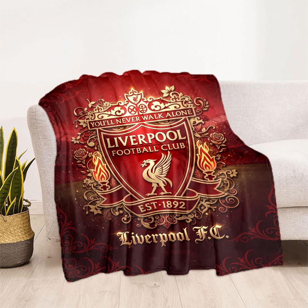 Liverpool Football Club Blanket Soft Warm Cozy Suitable For Office Chair Couch Livingroom For All Occasions Stylish Decor