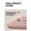 Home Cotton Slippers Women's Winter Bag with Cute Cartoon Teddy Bear Indoor Home Plush Warm Fur Slippers Men