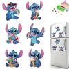 6Pcs Stitch Eating Series Diamond Art Fridge Magnet Diamond Painting Refrigerator Magnet Diamond Painting Fridge Magnet for Adults Beginners