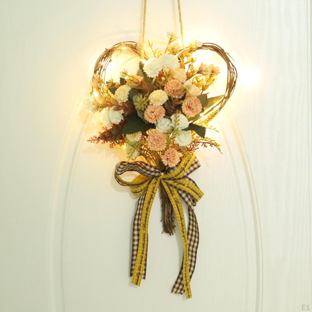 Carnation Floral Wreath for Home Decor