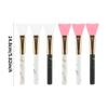 1 Pcs DIY Face Mask Brush Set Soft Applicator Brushes Makeup Tools Soft Fan Facial Brushes Acid Applicator Brush Silicone Brush