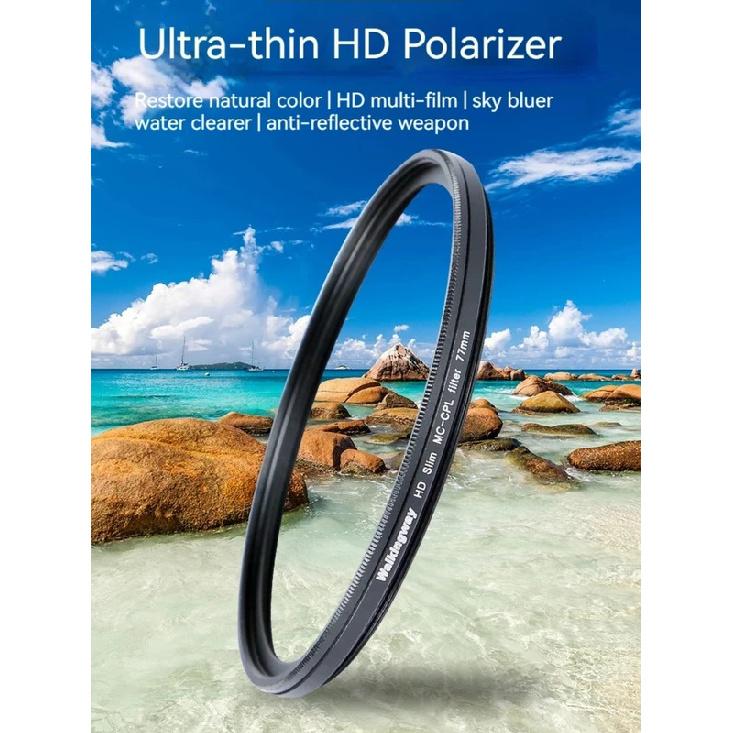 Walkingway Filter MC CPL Filter Circular Polarizing Filter Camera Accessories for Nikon Canon R50 Camera Lens Filter 40.5mm