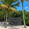 Classic Black Polka Dots Quick Drying Bath Towel Microfiber beach towel light weight swimming camping yoga beach out