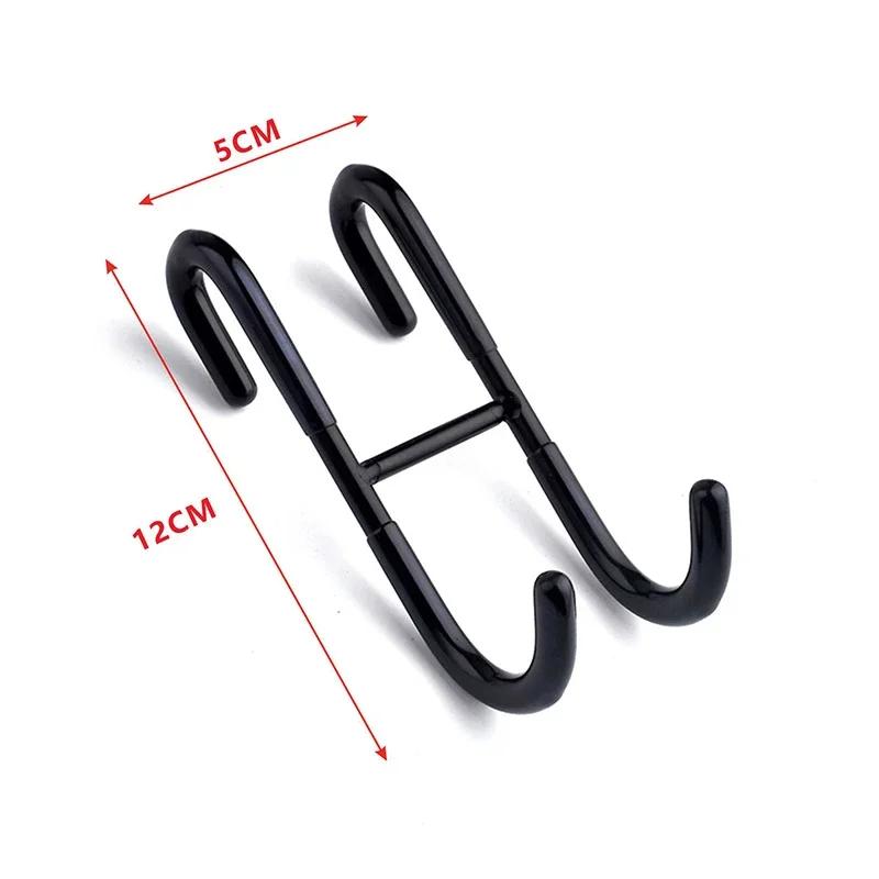 12*5*1.2cm Double S-shaped Hook 304 Stainless Steel Storage Hanger For Glass Door Type Shower Hook Kitchen/Bathroom Towel Rack