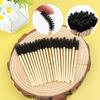50Pcs Bamboo Handle Eyelash Brush Makeup Brush Eyelash Extension Eyebrow Brush