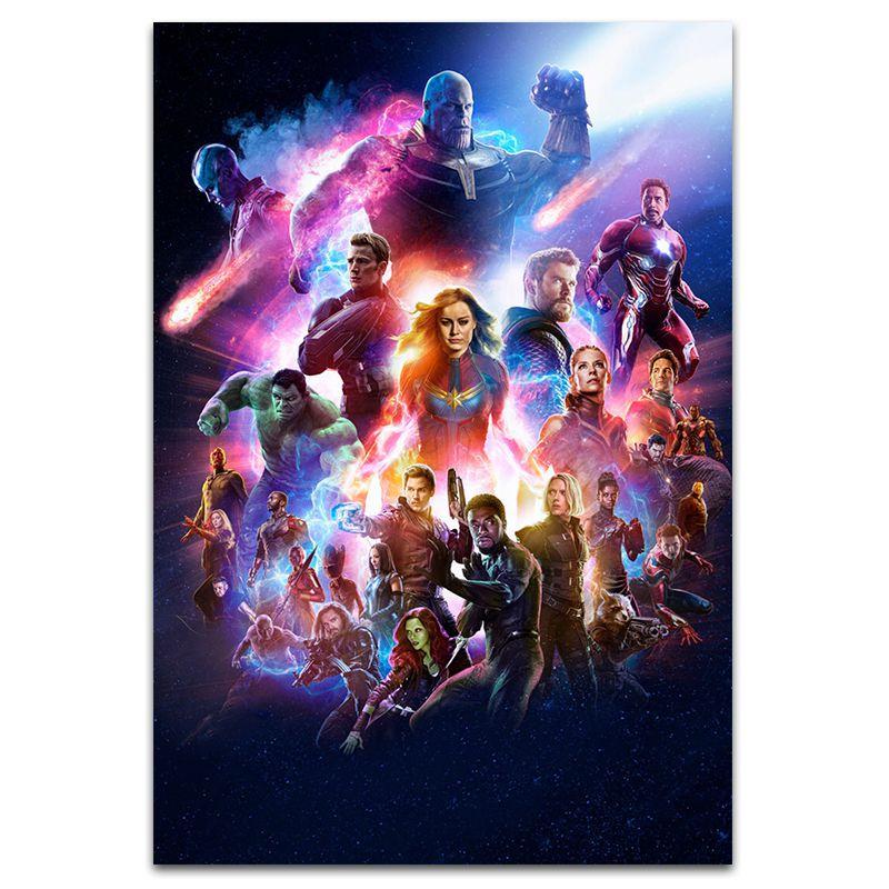 

Мстители Финал Война Постер к фильму Принт Искусство 24x36 Настенный Шелковый Постер 60x90cm