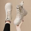 Versatile Thick-soled Martin Boots Women's Autumn New Versatile Muffin Casual Single Boots Non-slip Temperament Boots