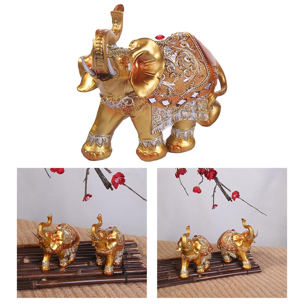Golden Statue Home Decoration Collection Animal Sculpture for