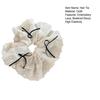 Hair Tie Embroidery Lace Fabric Bowknot Decor Hair Scrunchie High Elasticity No Damage