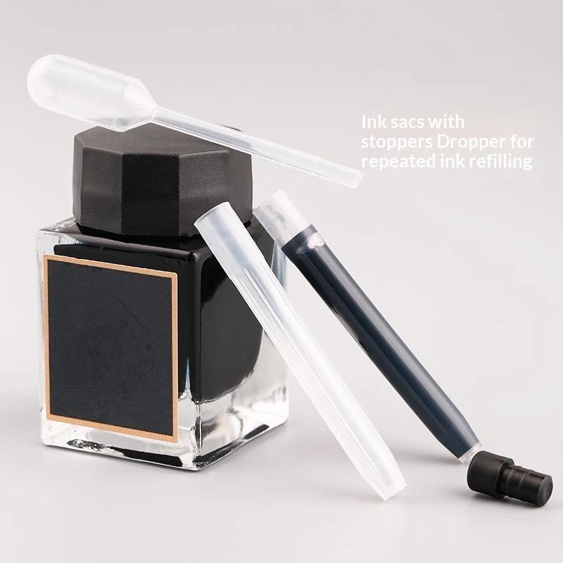 Sacchetto Inchiostro Per Penna Stilografica Majohn A1 A2 Sacca Inchiostro Per Penna a Pressione Sacca Inchiostro Tipo Pressa Con Tappo Grande Capacità Calibro 5,5 Mm