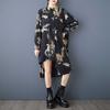Spring and Autumn Mid-length Button-down Dress