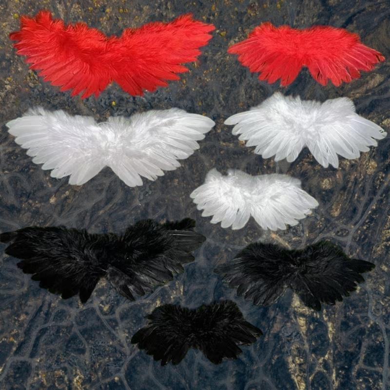 C90A Functioanl Feathered Wing Children's Theatrical Shows Charm for Halloween Stage Performances and Birthday Parties