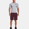 Under Armour Mens HeatGear® Short Sleeve Printed Crew Neck Casual Slim Fit T-Shirt Men Tops Gray 1361518-011