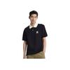 New MLB Base Logo Polo Shirts Men's Black 3LPQM2023-50BKS