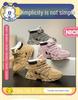 Bobodou Girls' High-Top Winter Snow Boots – Warm, Non-Slip Cotton Shoes for Kids