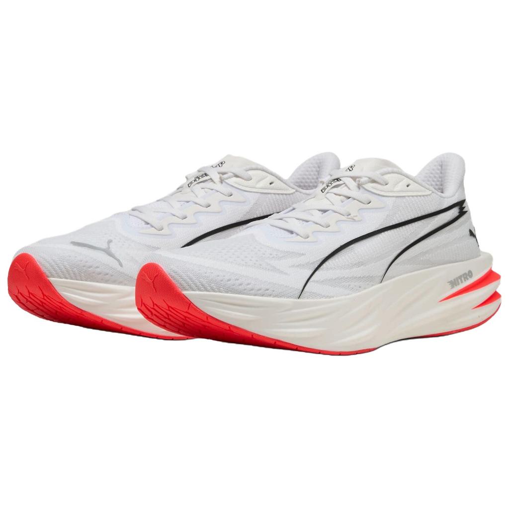 PUMA Deviate Pure NITRO Running Shoes Men's White Black Red 313904-06