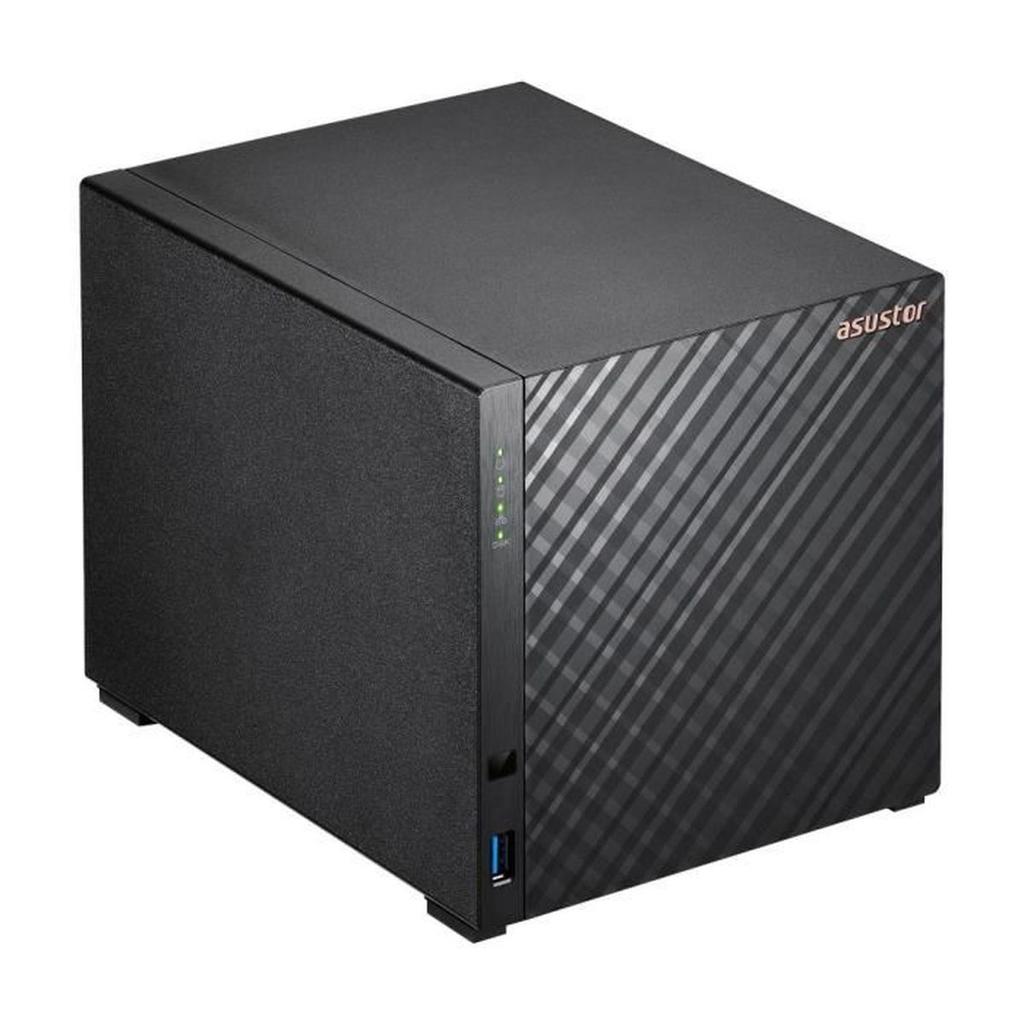 Serveur NAS - ASUSTOR - AS1204T - 4 baies - 1 Go DDR4
