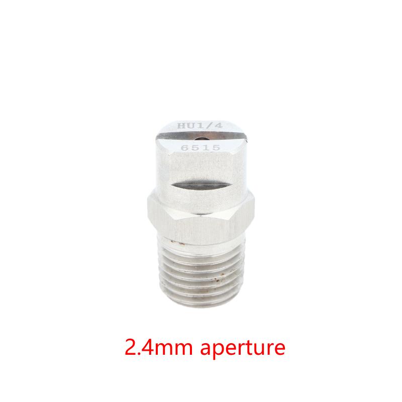 Easy to Install 1/8" 1/4" HVV/HU 304 Stainless Steel Flat Fan Spray Nozzle for Industrial Cleaning Projects
