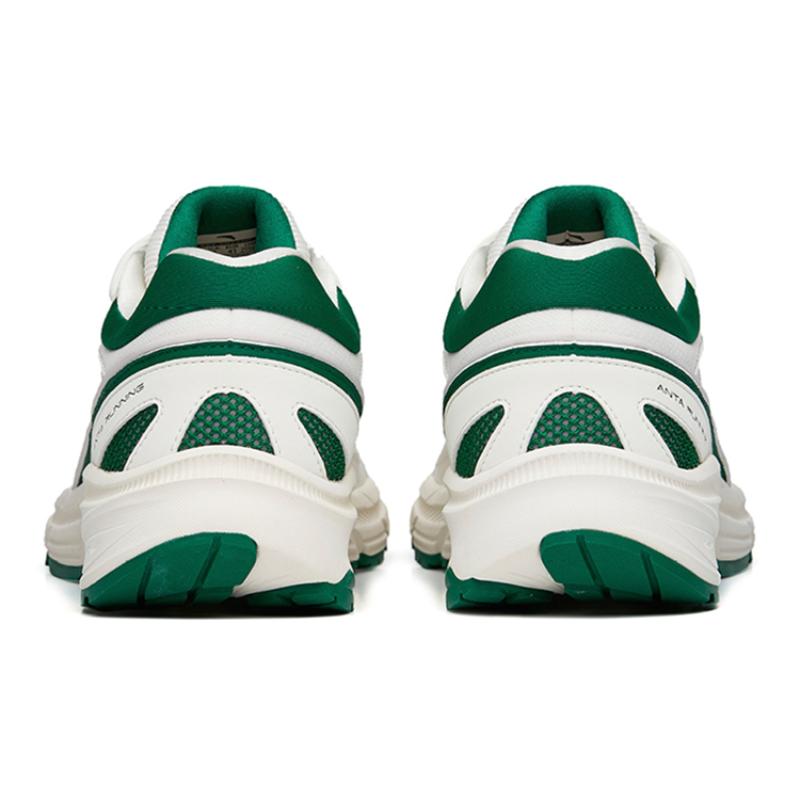 Anta AT951 Nízké sportovní ležérní boty Pánské bílo-zelené tenisky 912235596-10