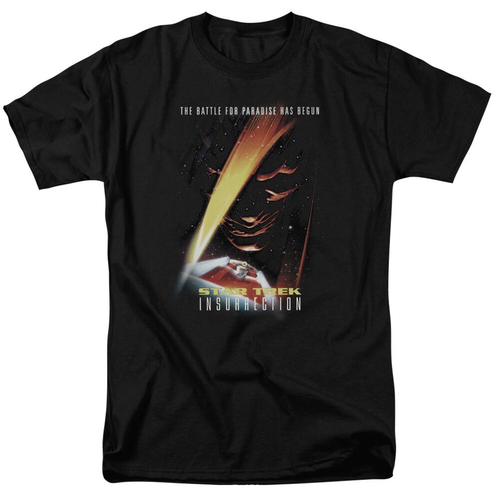 Star Trek Insurrection Movie T Shirt Licensed Sci-Fi Movie Classic Tee New Black S