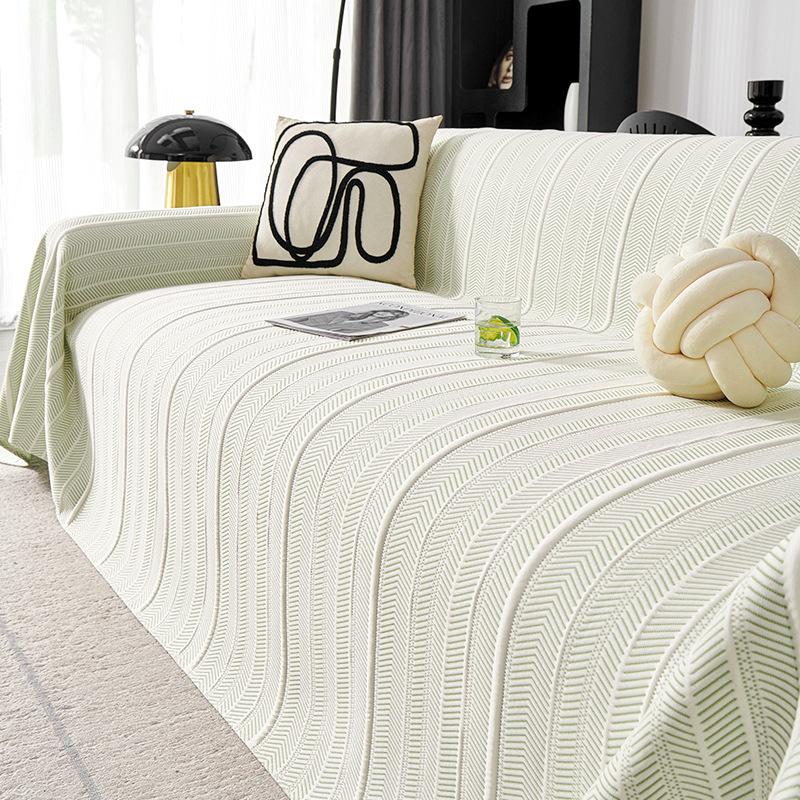 

Летнее диванное полотенце из ледяного шелка, цельный чехол 2025 новый чехол на подушку сиденья, ткань для подушки сиденья, противоскользящее покрывало-полотенце 30 * 50Cm waist pillowcase