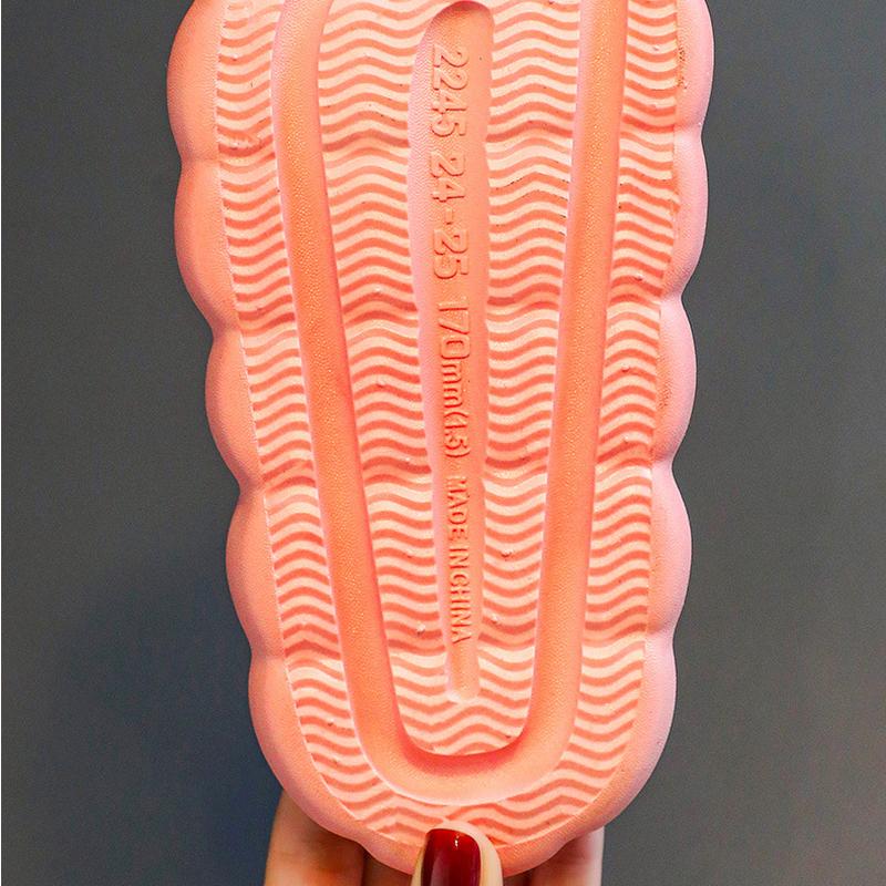 TWINFLAMES New Girls Boy Slippers Summer Cartoon Indoor Soft Bottom Non Slip Home Kids Non Slip Sandals