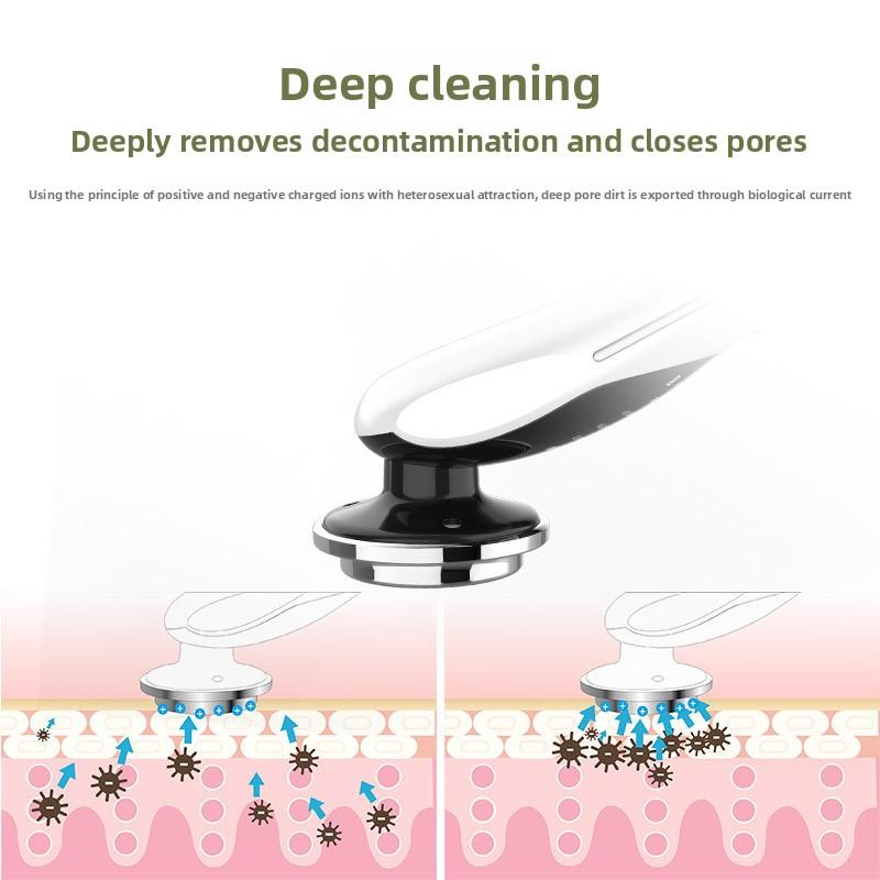 M8807 Home Beauty Instrument Introducer Seven Mode EMS Beauty Salon Liftingaction Firming Face Massage RF Colour Light