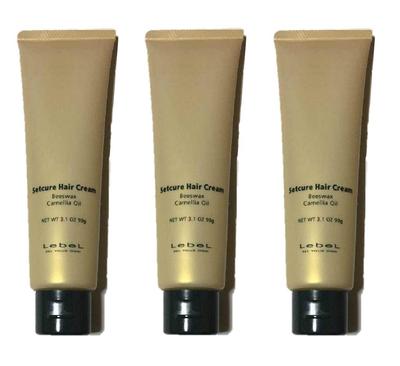 Lebel Setcure Hair Cream 90g X 3 Set Styling Moisturizes and Tame Dry, Frizzy Hair.