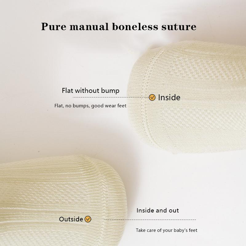 3 Pairs/Lot Baby Socks Summer Thin Kids Socks Soft Cottton Mesh Children Socks Solid Color Toddler Socks For Boys And Girls