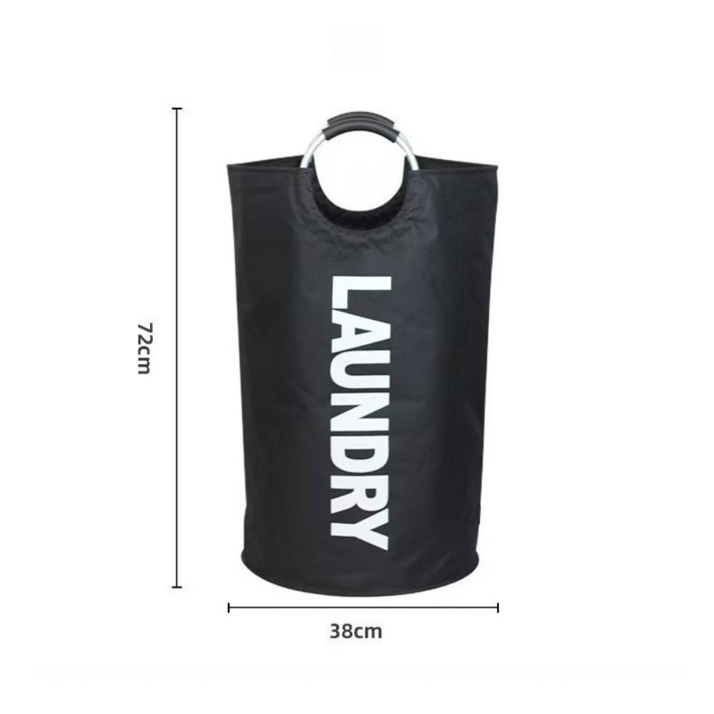 

Folding Aluminum Handle Clothing Storage Basket for Kitchen Bathroom Large Capacity Storage Bag Home Organizer Household Items